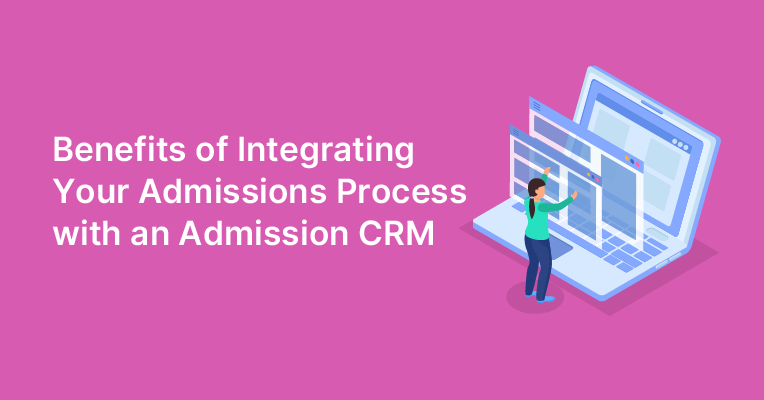 Admissions counselor using an Admission CRM to manage student inquiries, application tracking, and communication.