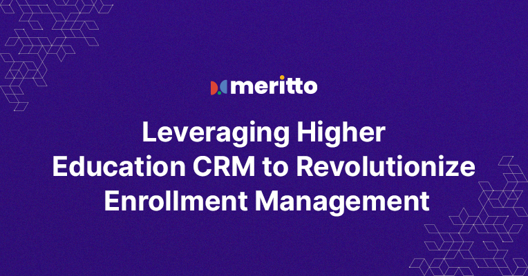 A dynamic dashboard showcasing real-time enrollment tracking, lead insights, and personalized communication tools to simplify higher education enrollment management.