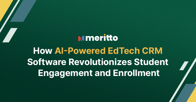 An intuitive dashboard of Meritto’s AI-powered EdTech CRM showcasing centralized student management and automation features.