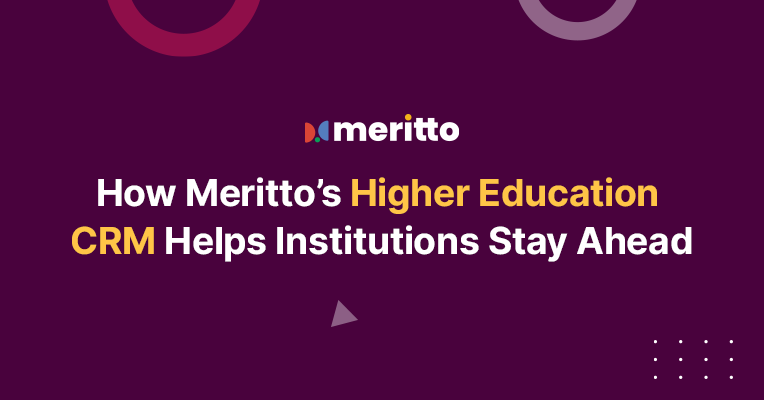 A team of enrollment officers collaborating using Meritto’s Higher Education CRM dashboard, showcasing lead management and real-time analytics.