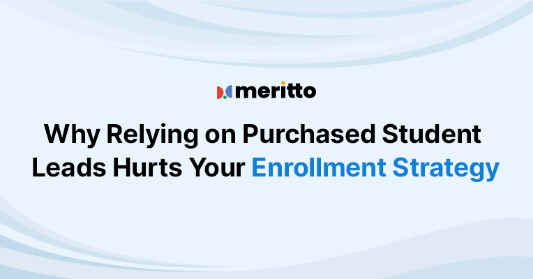 A dashboard showcasing Meritto’s centralized lead management, featuring real-time student engagement metrics and seamless communication workflows.