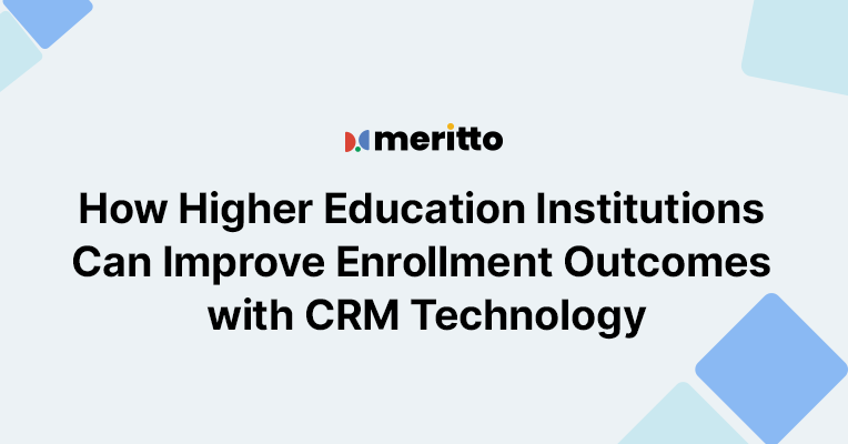 University admissions team using CRM technology to track leads, manage recruitment events, and optimize enrollment outcomes.