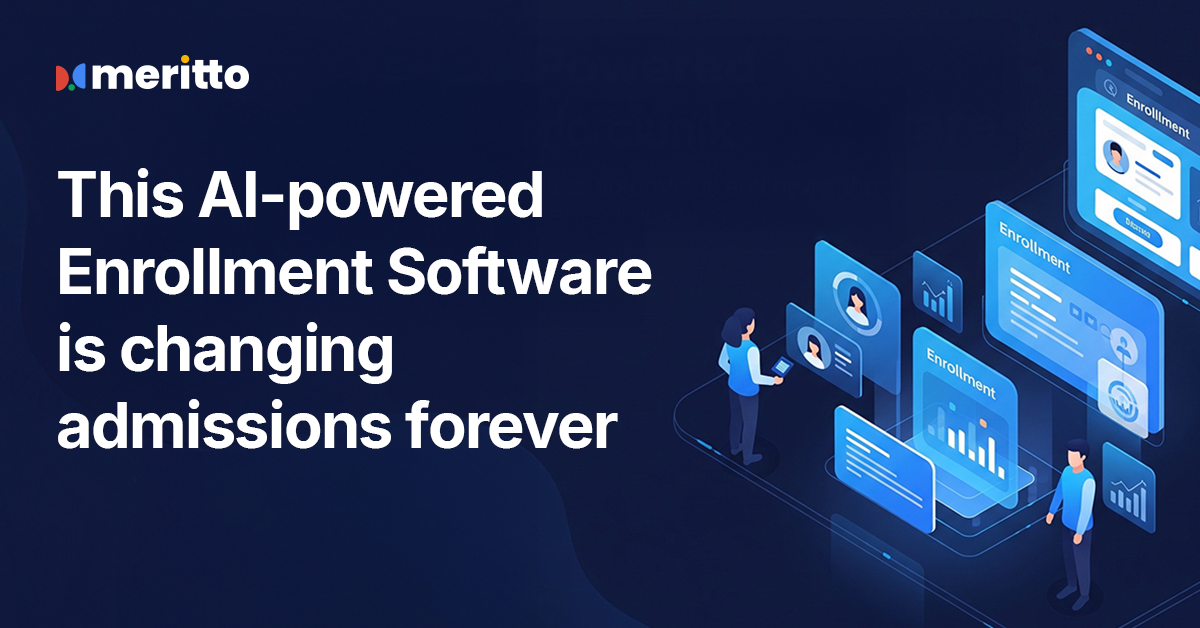 Admissions team using AI-powered enrollment software to automate and personalize student journeys.