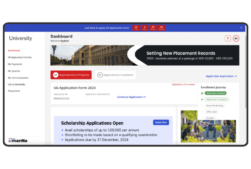 Make growing admissions and application processing simple and stress-free
