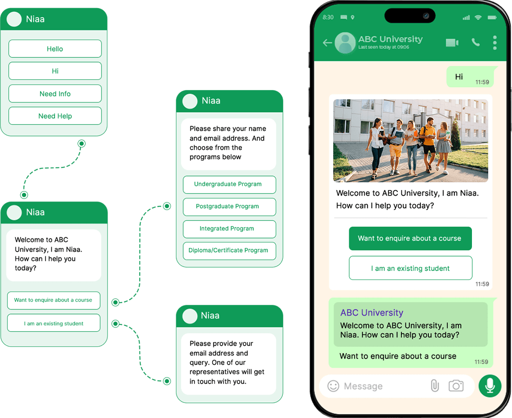 Automate replies for instant, 24/7 engagement